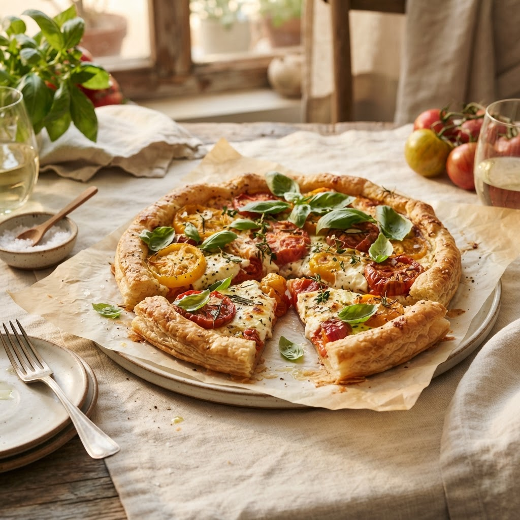 Heirloom Tomato & Goat Cheese Tart